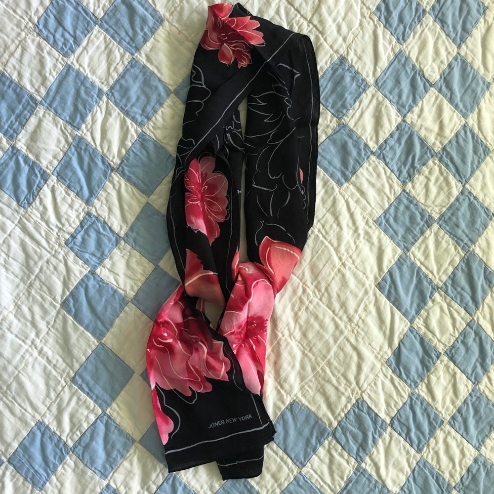 Jones New York Long Silk Scarf